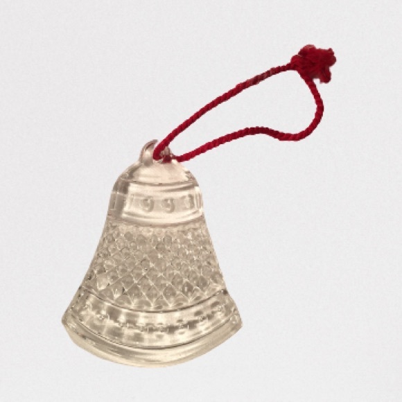 Christmas ornament, vintage 1993 crystal bell - Picture 1 of 1